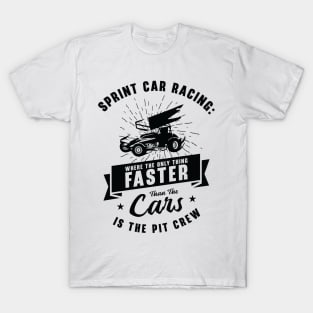 Sprint Car Dirt Track Racing T-Shirt